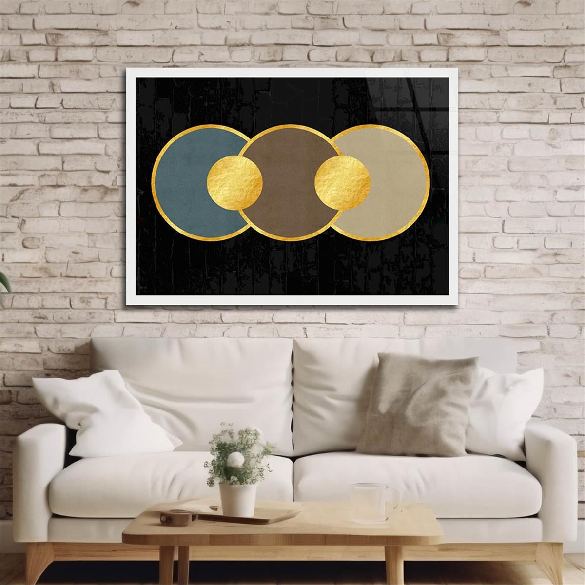 Horizontal Art-Themed Tempered Glass Wall Art 370