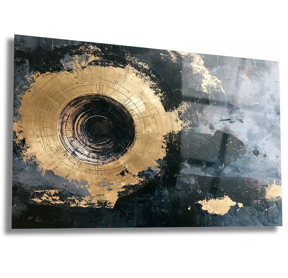 Kunst Thema auf bedrucktem Glas 574