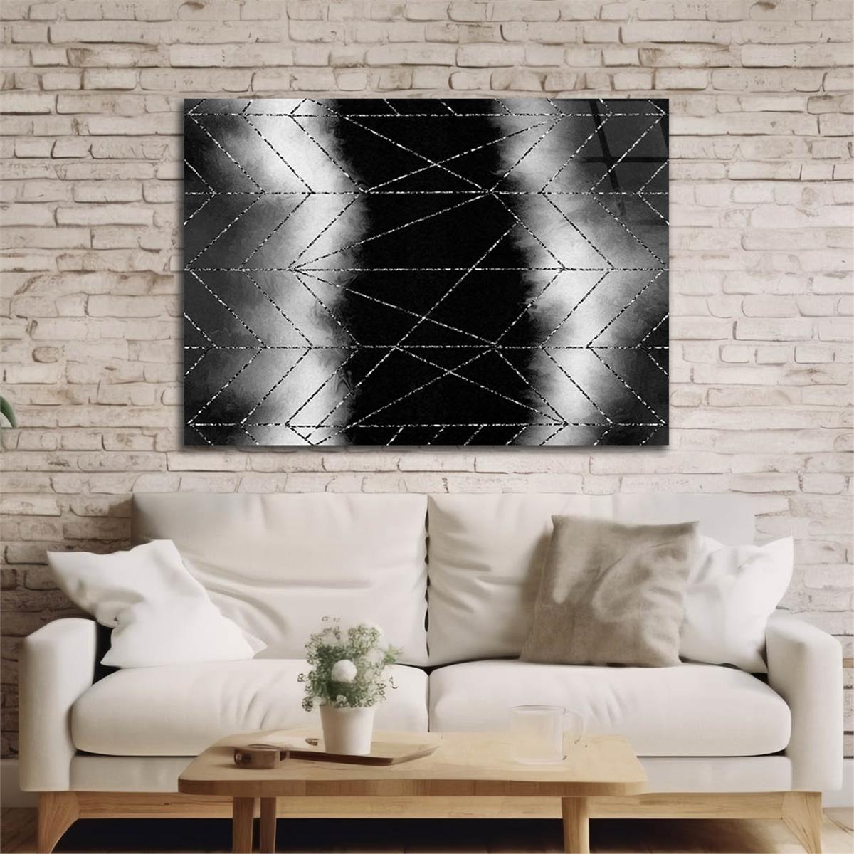 Horizontal Art-Themed Tempered Glass Wall Art 418