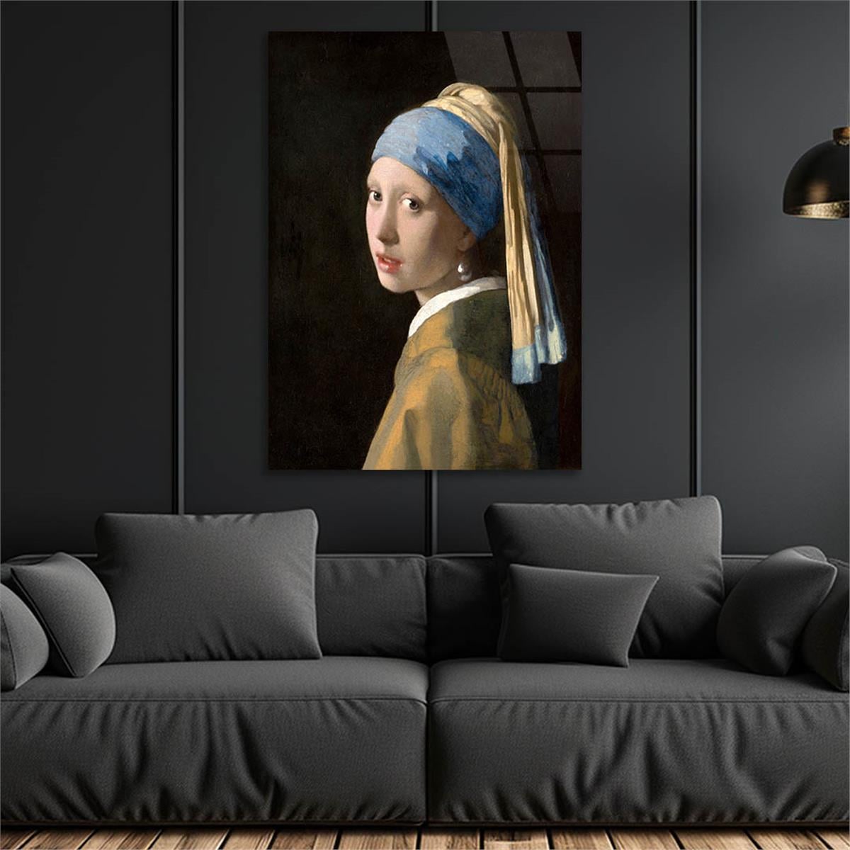 Kunst Thema auf bedrucktem Glas