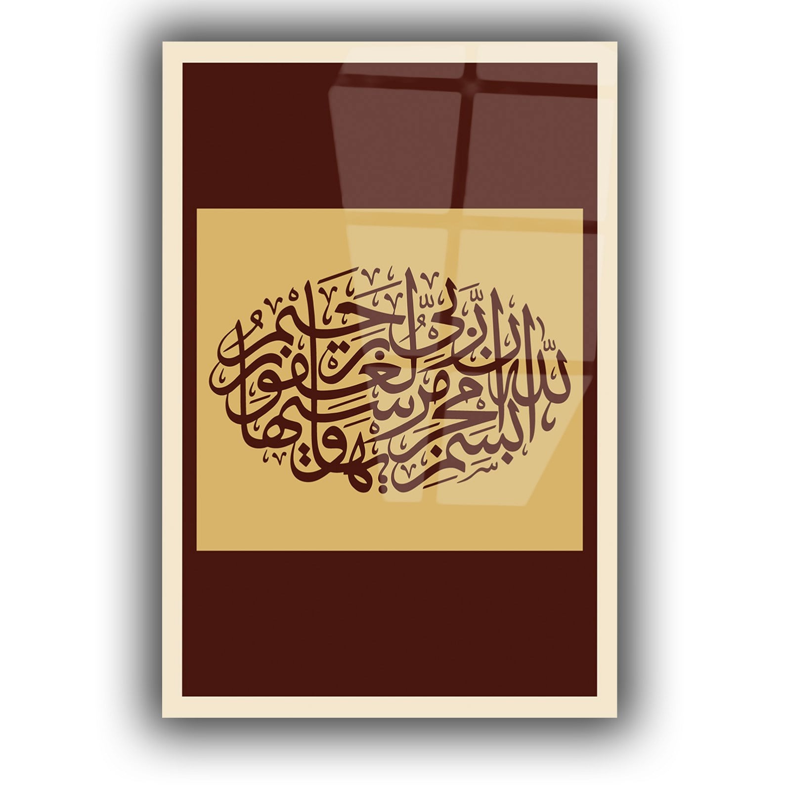 لوح زجاجي ديني