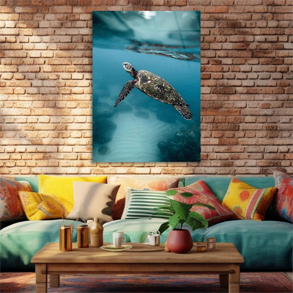Tempered Glasss Wall Arts Art-Themed