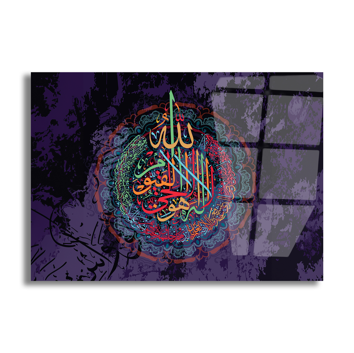 لوح زجاجي ديني