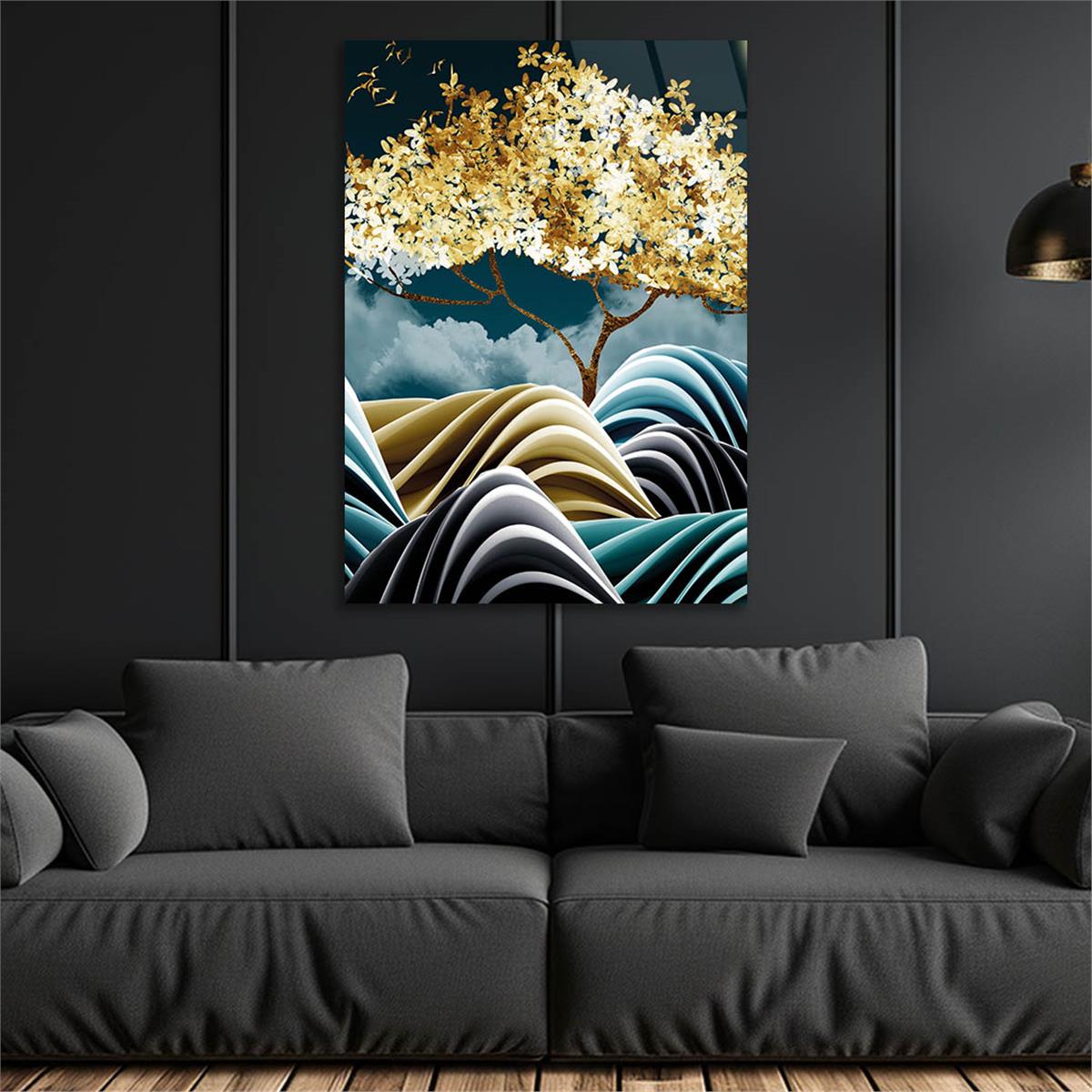 Tempered Glasss Wall Arts Art-Themed