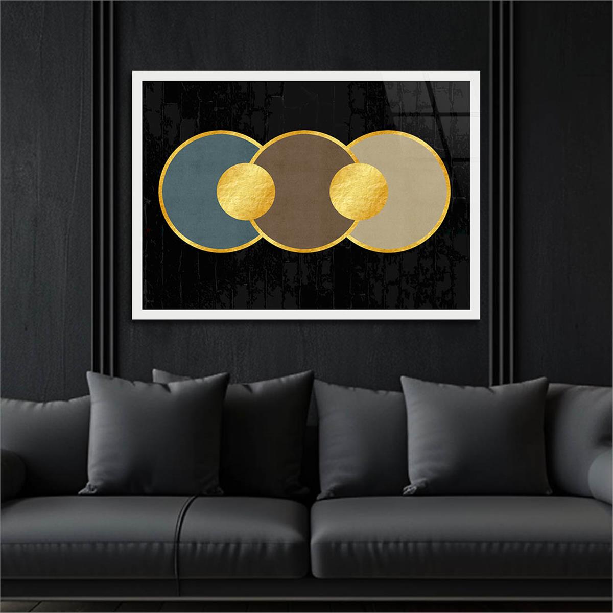 Horizontal Art-Themed Tempered Glass Wall Art 370