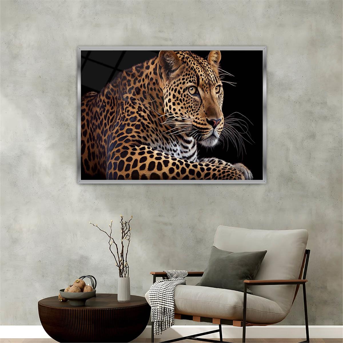 Aluminum-Framed Natured-Themed Tempered Glass Wall Art 183