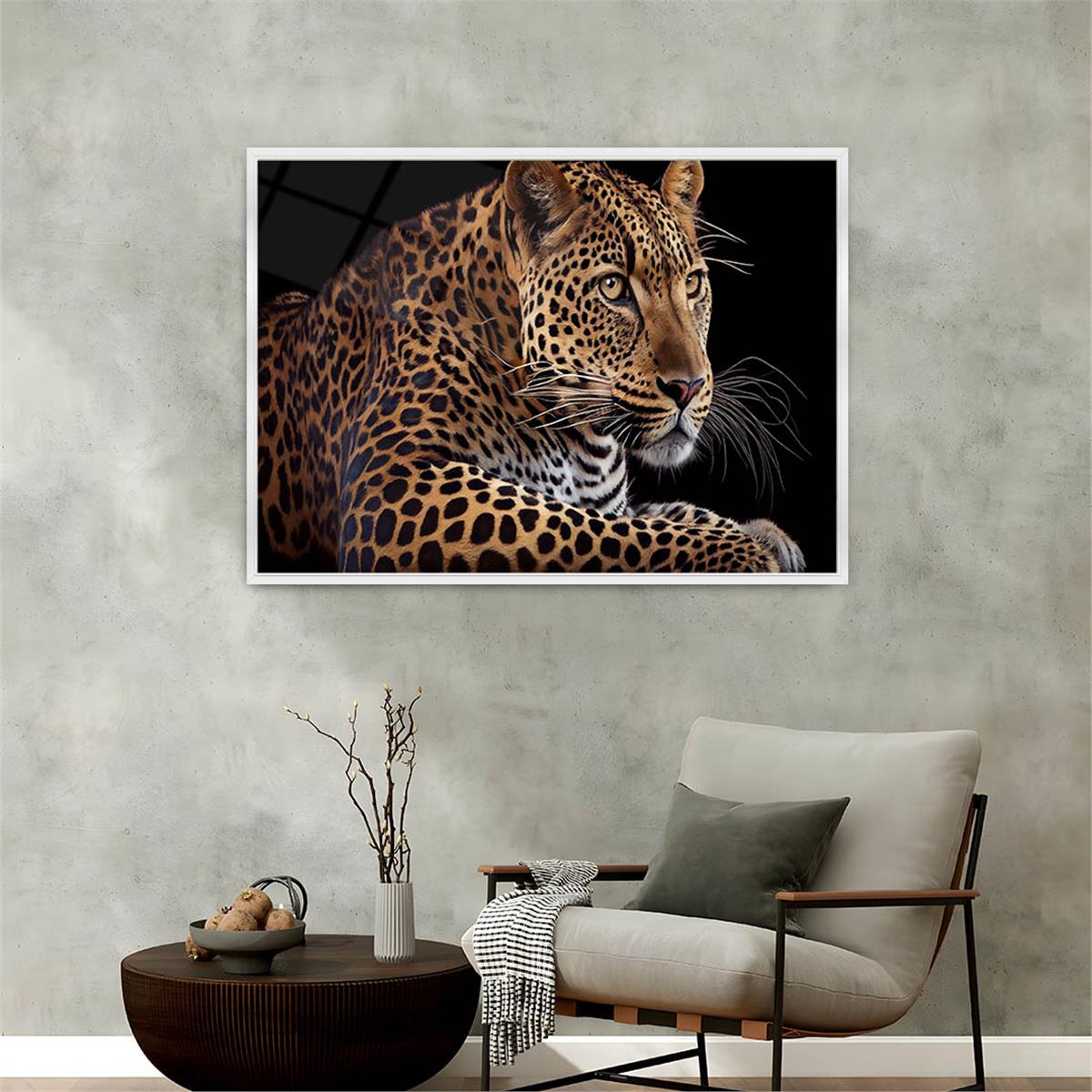 Aluminum-Framed Natured-Themed Tempered Glass Wall Art 183