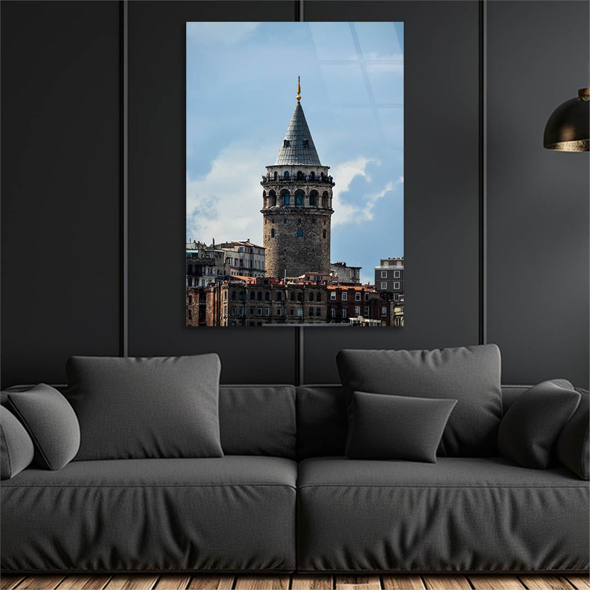 Tempered Glasss Wall Arts Natured-Themed