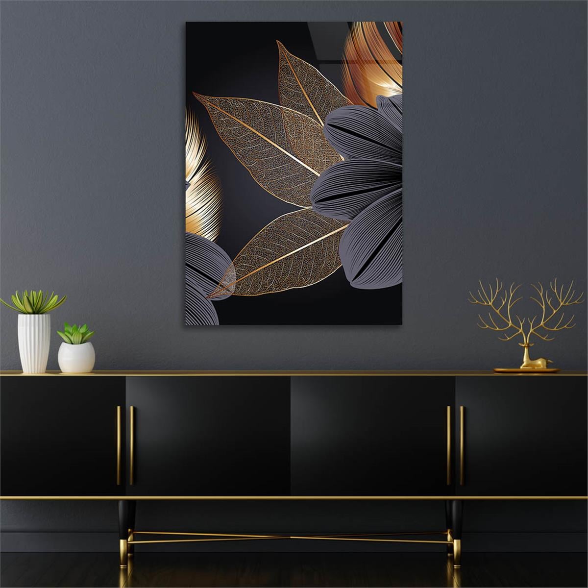 Kunst Thema auf bedrucktem Glas