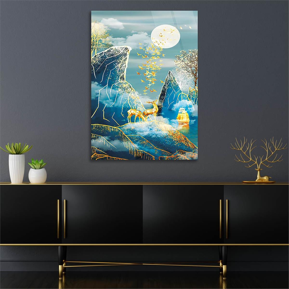 Tempered Glasss Wall Arts Art-Themed