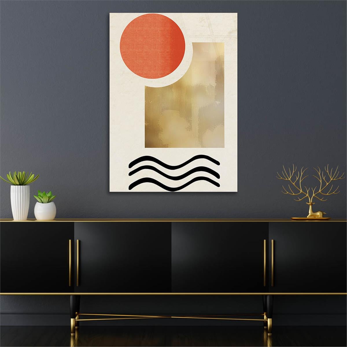 Vertical Tempered Glasss Wall Arts Art-Themed273