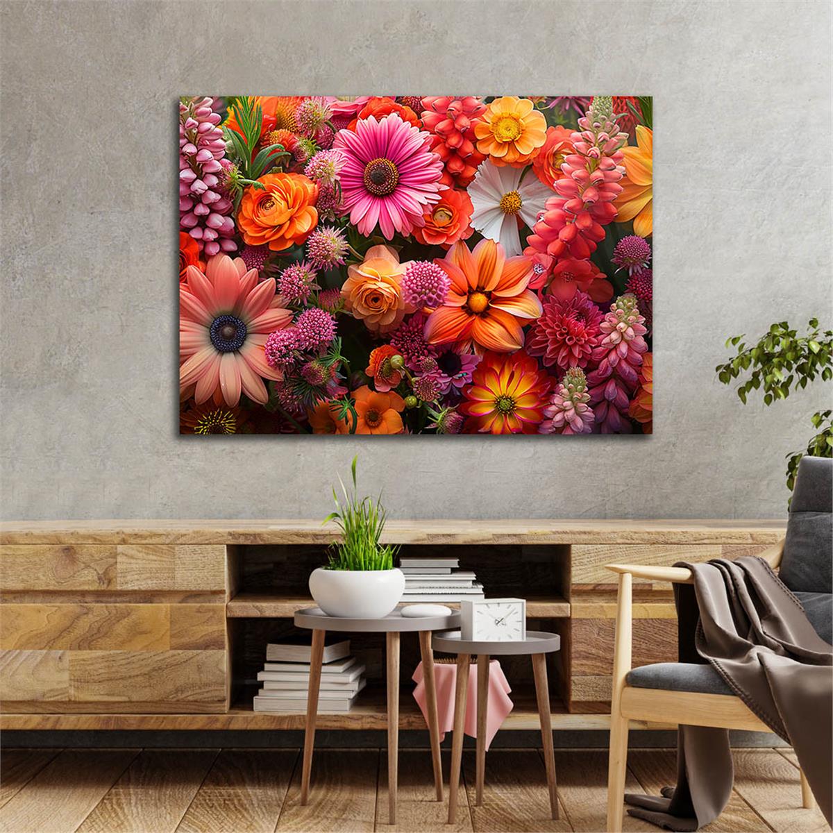 Horizontal Art-Themed Tempered Glass Wall Art 515
