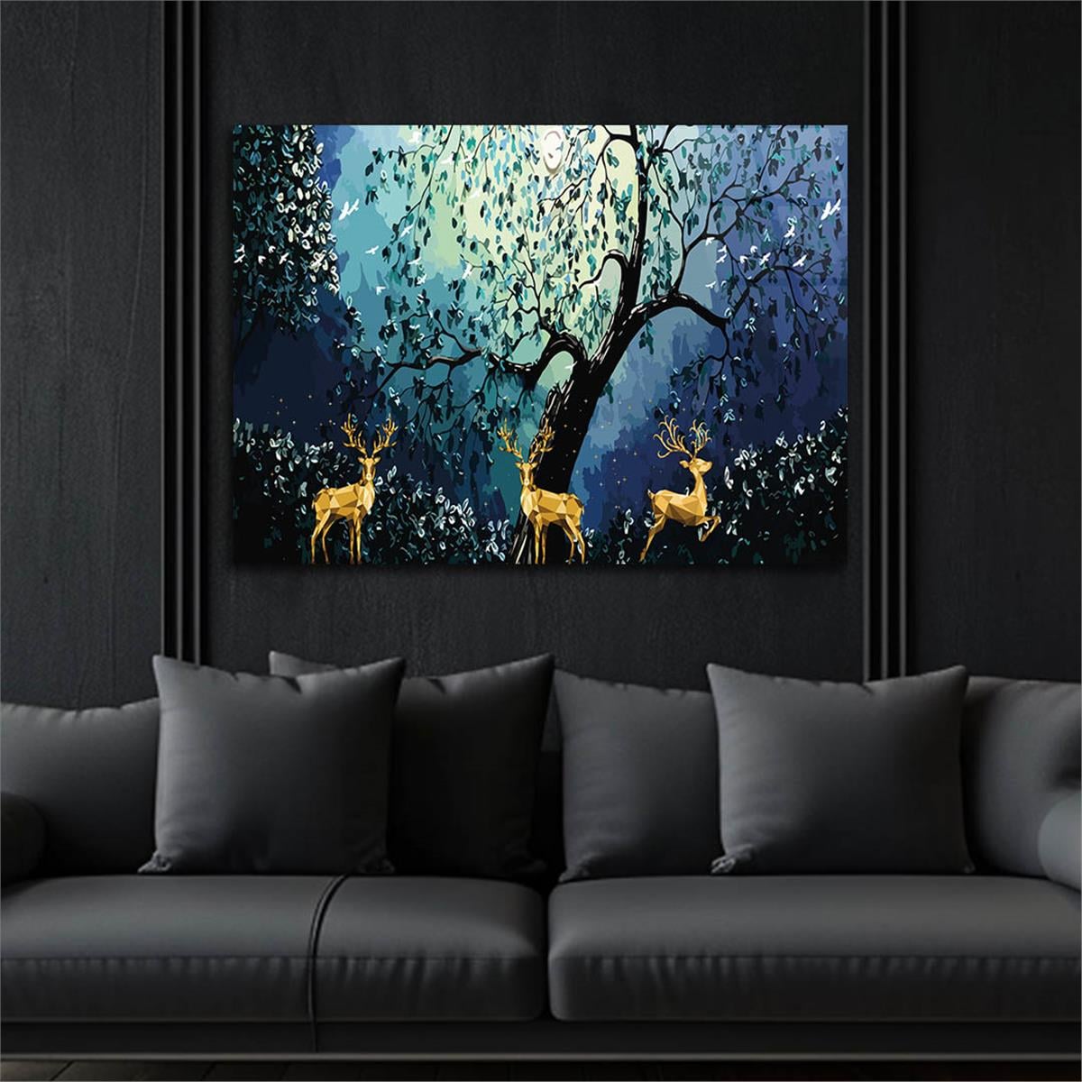 Thema Natur auf bedrucktem Glas
