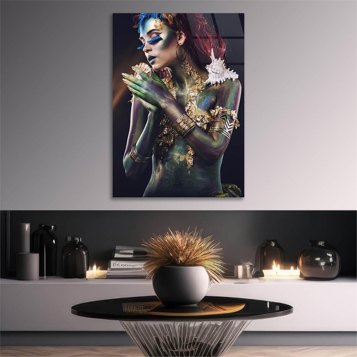 Tempered Glasss Wall Arts Art-Themed