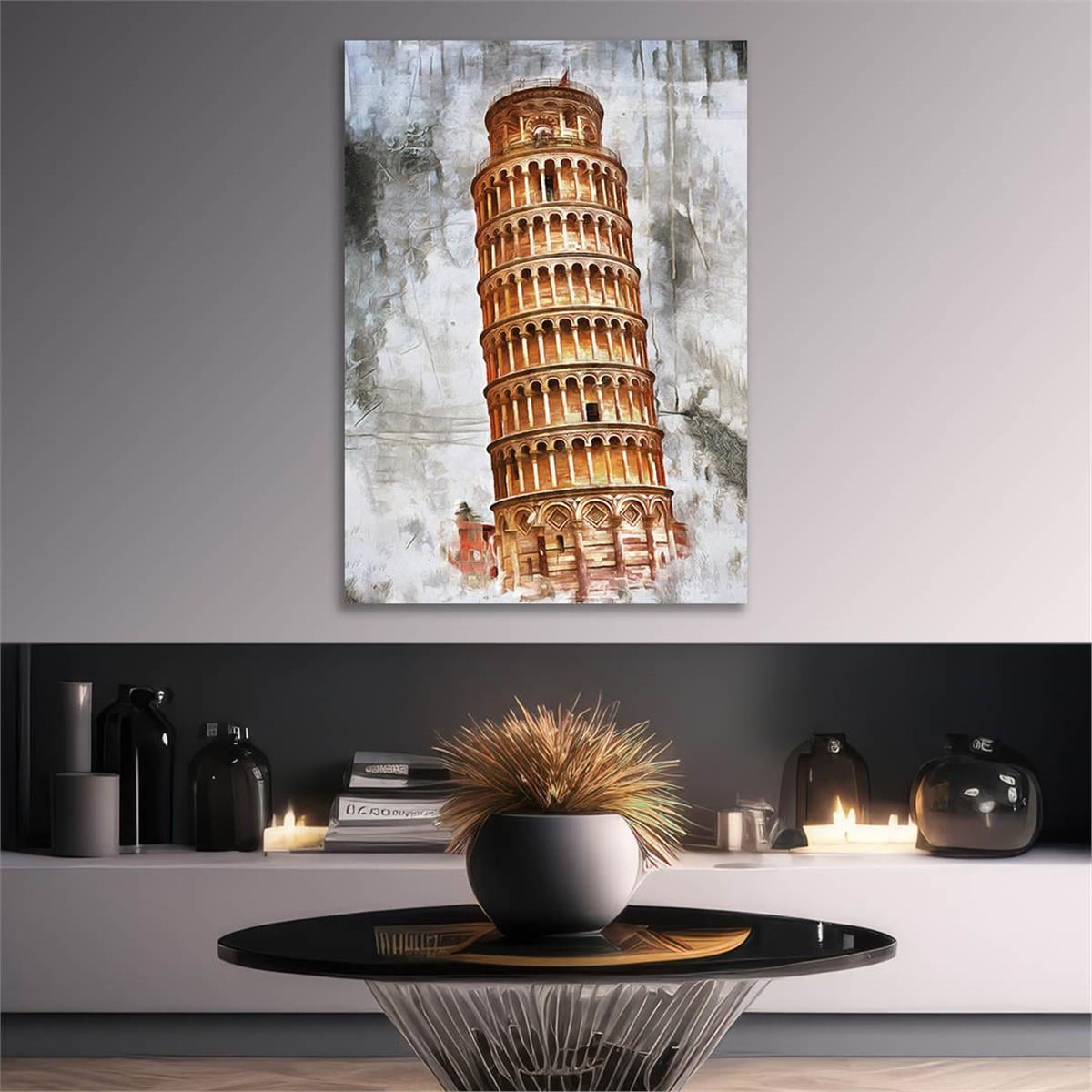 Kunst Thema auf bedrucktem Glas