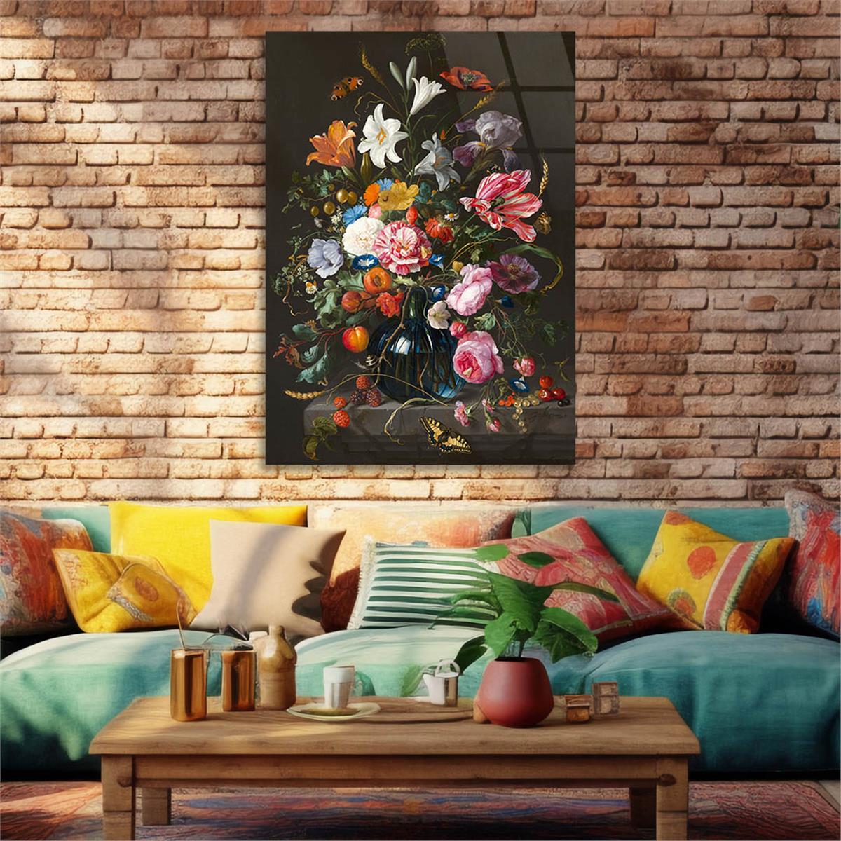 Kunst Thema auf bedrucktem Glas