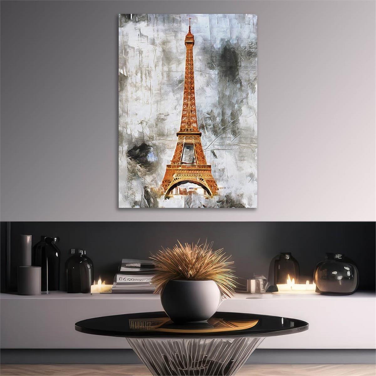 Kunst Thema auf bedrucktem Glas