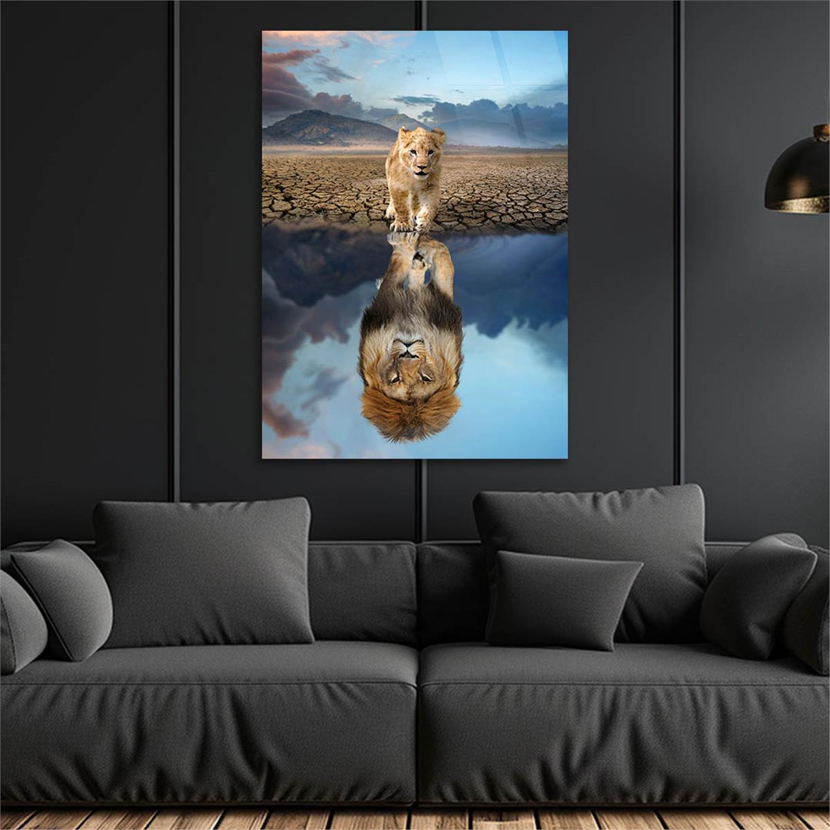 Tempered Glasss Wall Arts Natured-Themed