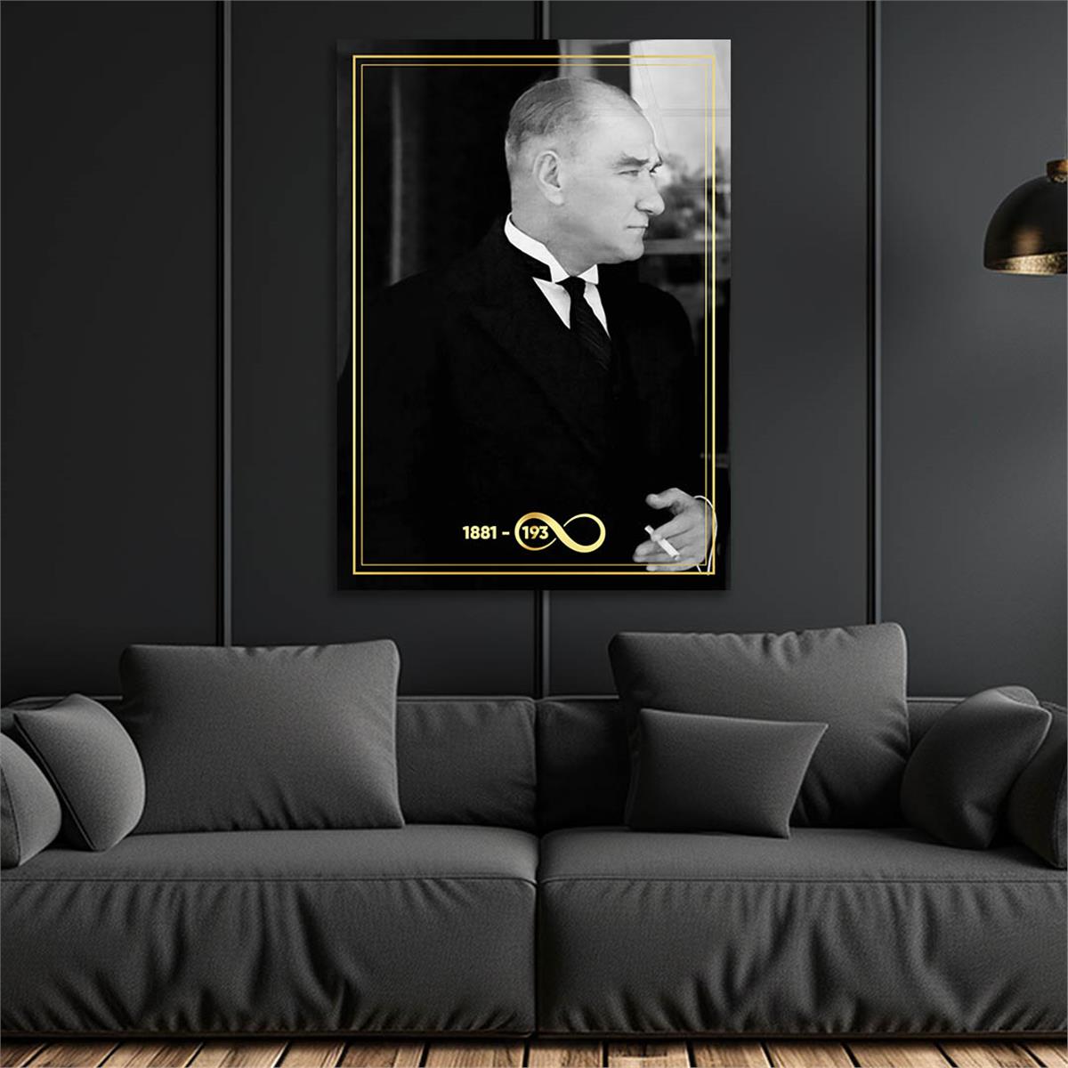 Dikey VatanTemalı Cam Tablo 238