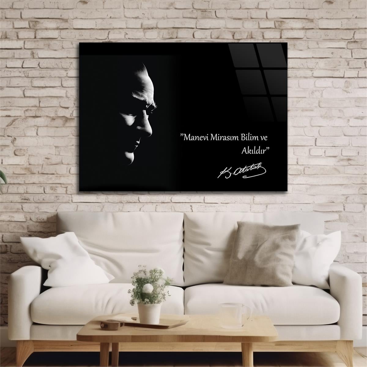 Horizontal National-Themed Tempered Glass Wall Art 85