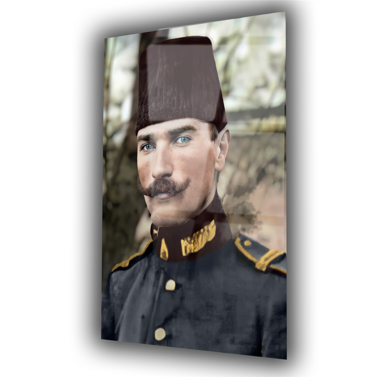 MUSTAFA KEMAL ATATÜRK GÖRSELLİ CAM TABLO