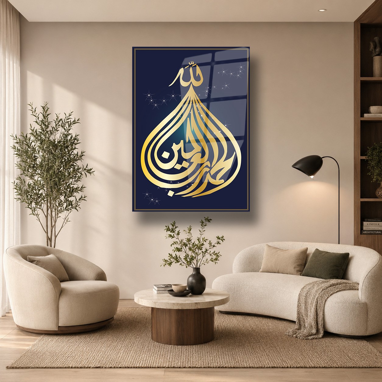 لوح زجاجي ديني