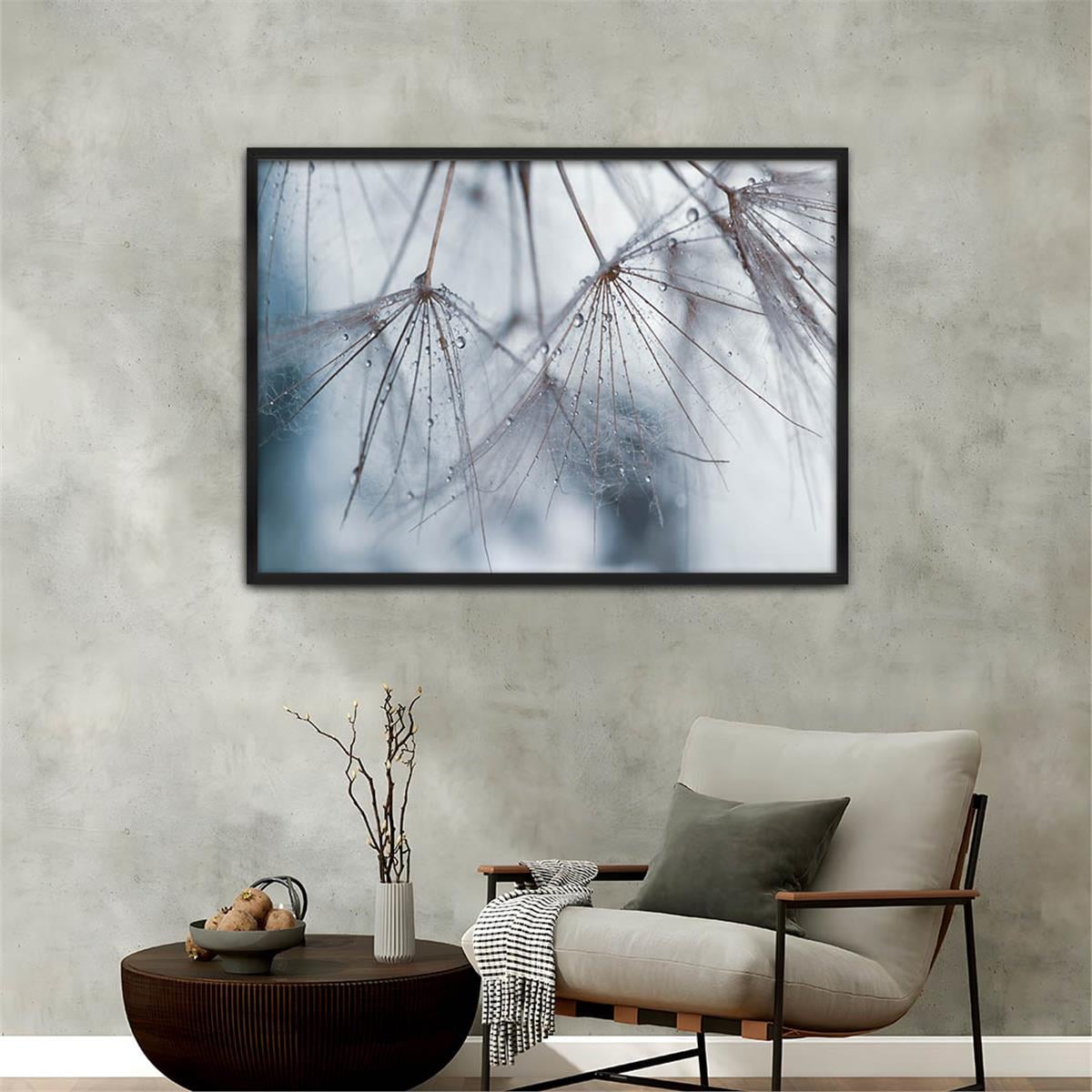 Aluminum-Framed Art-Themed Tempered Glass Wall Art 016