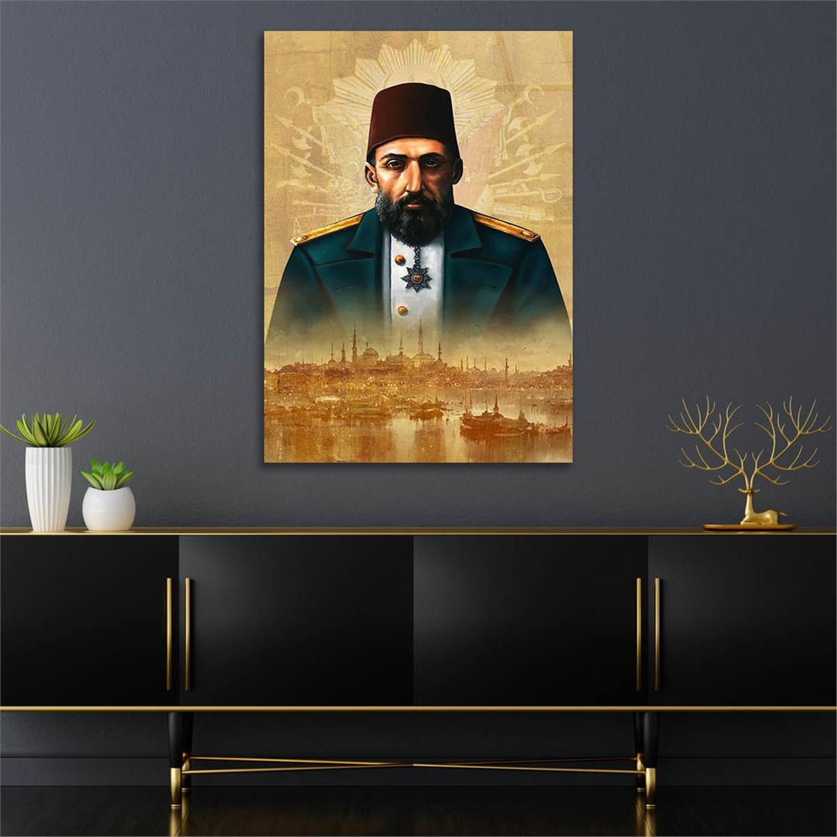 Dikey VatanTemalı Cam Tablo 199
