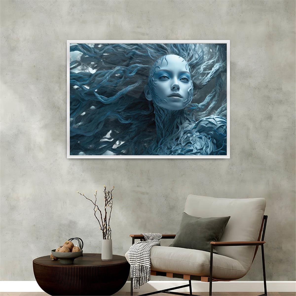 bedrucktes Glas mit Aluminiumrahmen und Kunst Themen 
