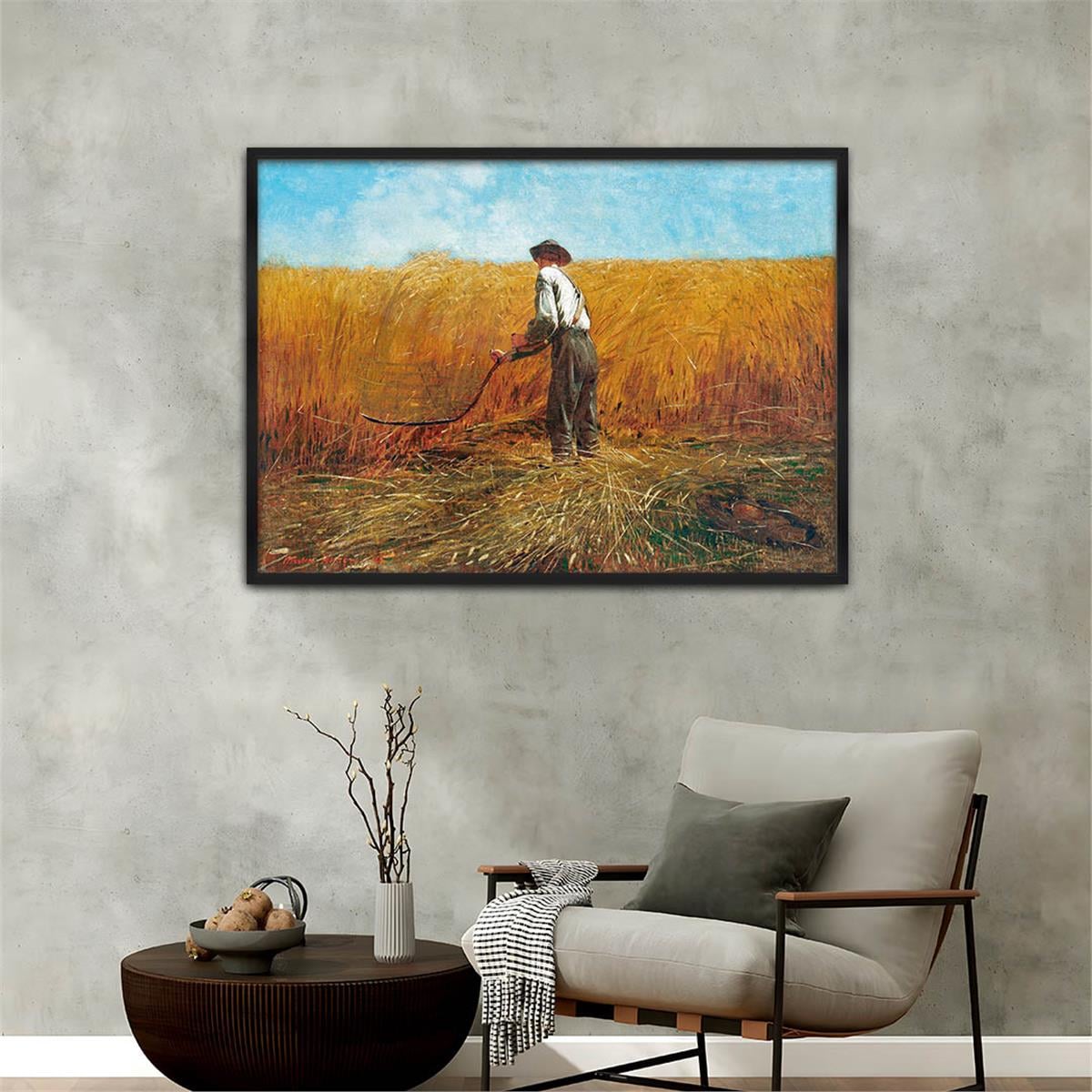 Aluminum-Framed Art-Themed Tempered Glass Wall Art 125
