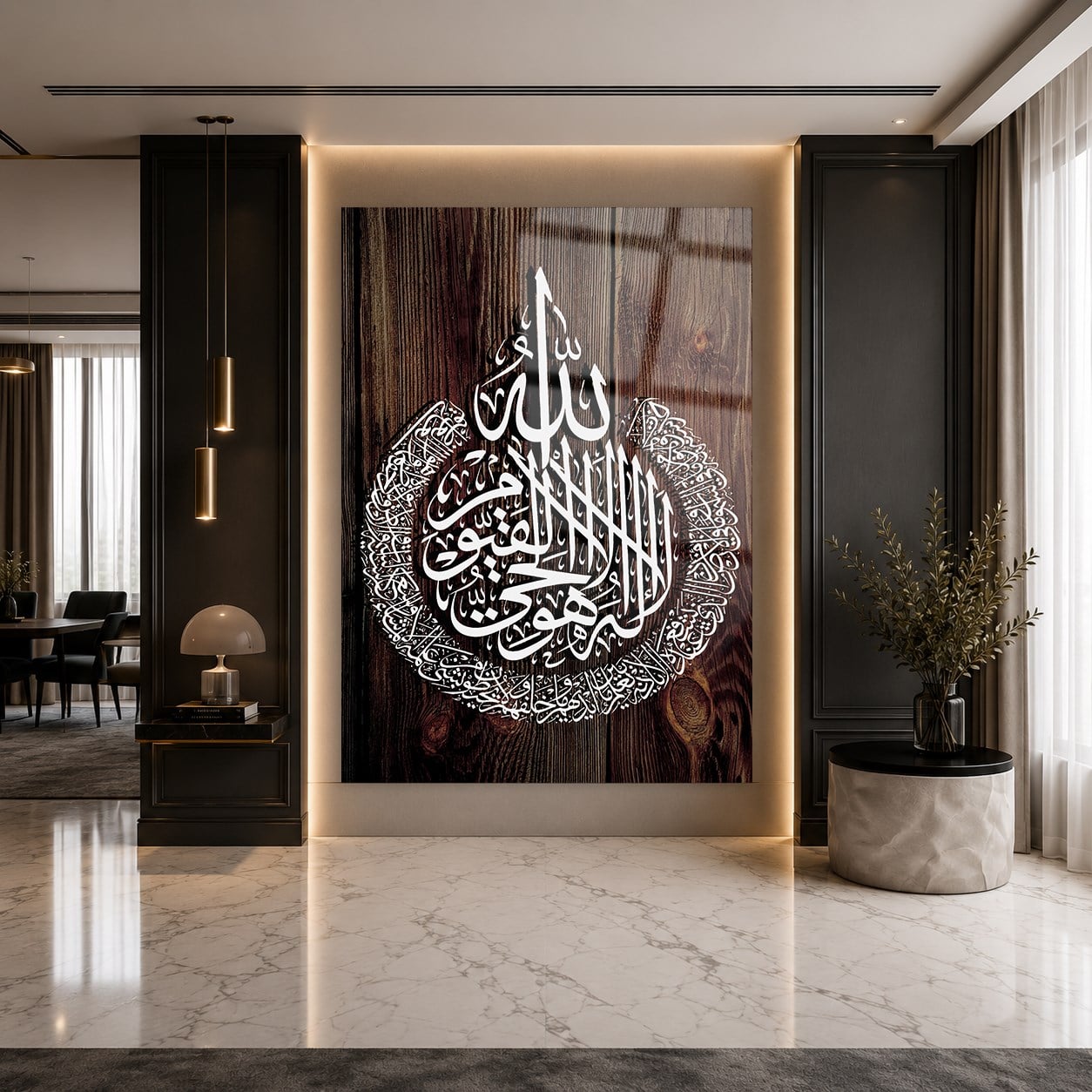 لوح زجاجي ديني
