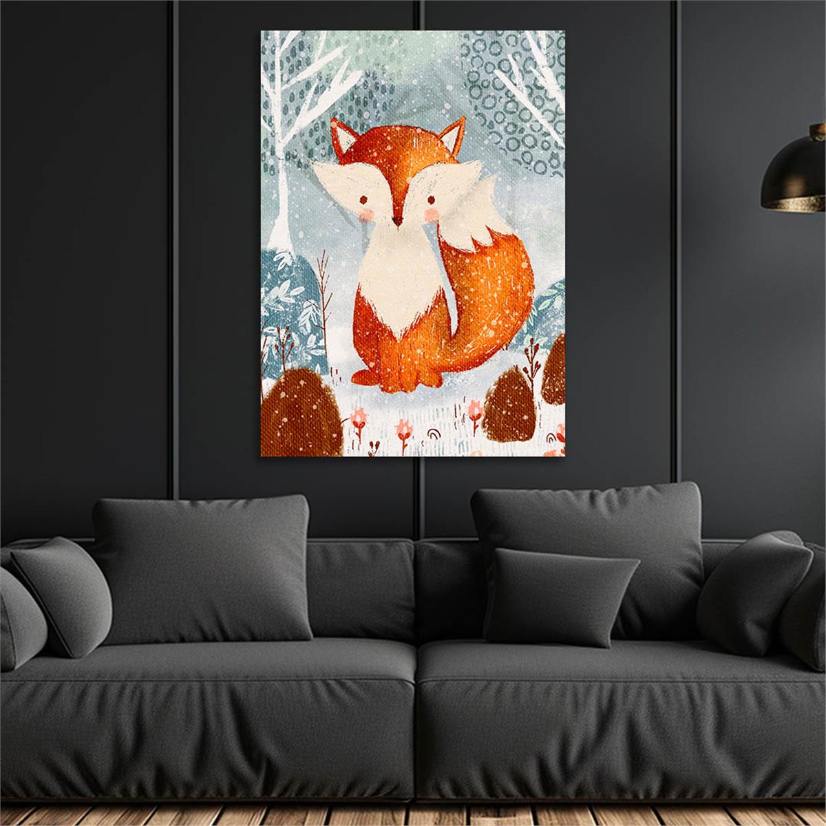 Dikey Sanat Temalı Cam Tablo 474