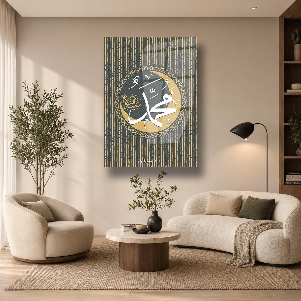 لوح زجاجي ديني