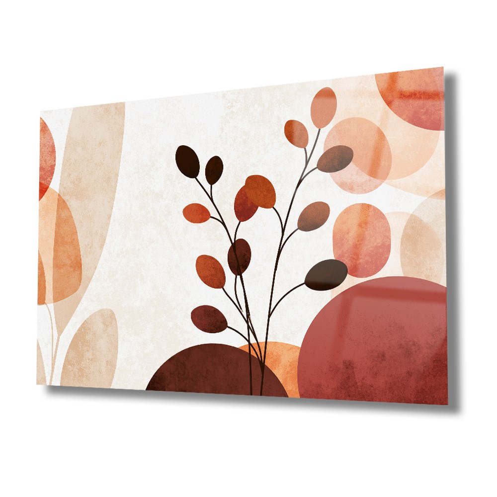 Horizontal Art-Themed Tempered Glass Wall Art 579