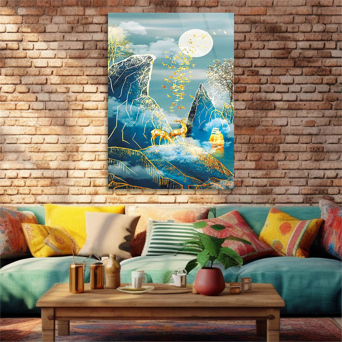 Tempered Glasss Wall Arts Art-Themed