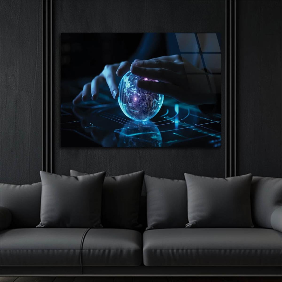 Sanat Temalı Cam Tablo 323