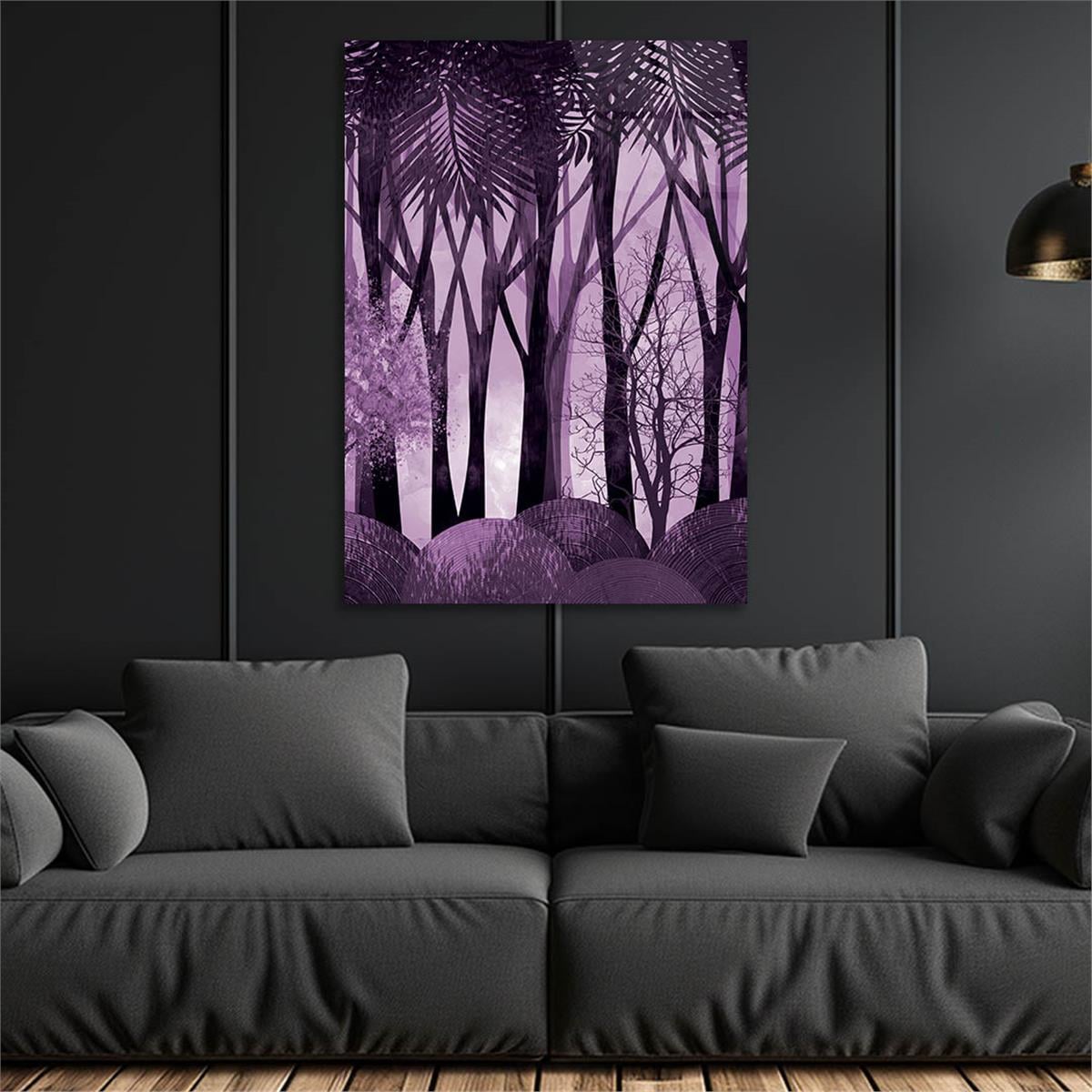 Vertical Tempered Glasss Wall Arts Art-Themed271