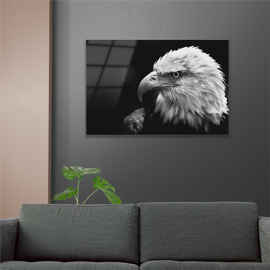 Thema Natur auf bedrucktem Glas