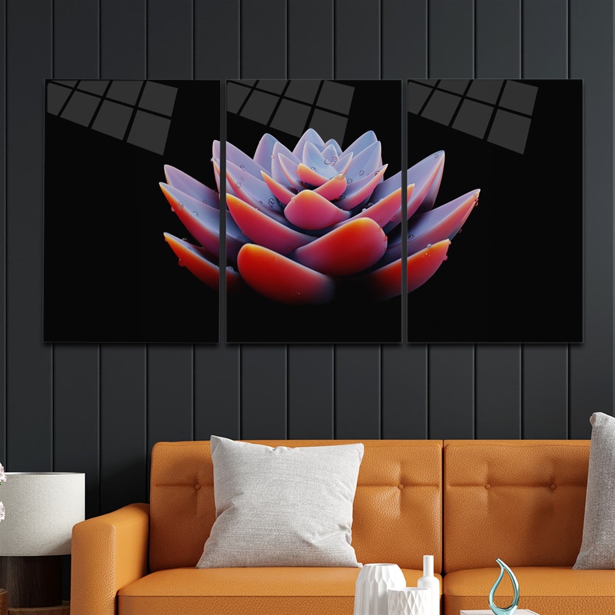SANAT TEMALI CAM TABLO SETİ
