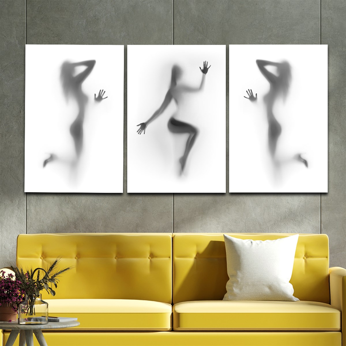 SANAT TEMALI CAM TABLO SETİ