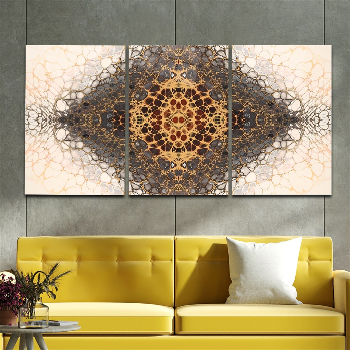 SANAT TEMALI CAM TABLO SETİ