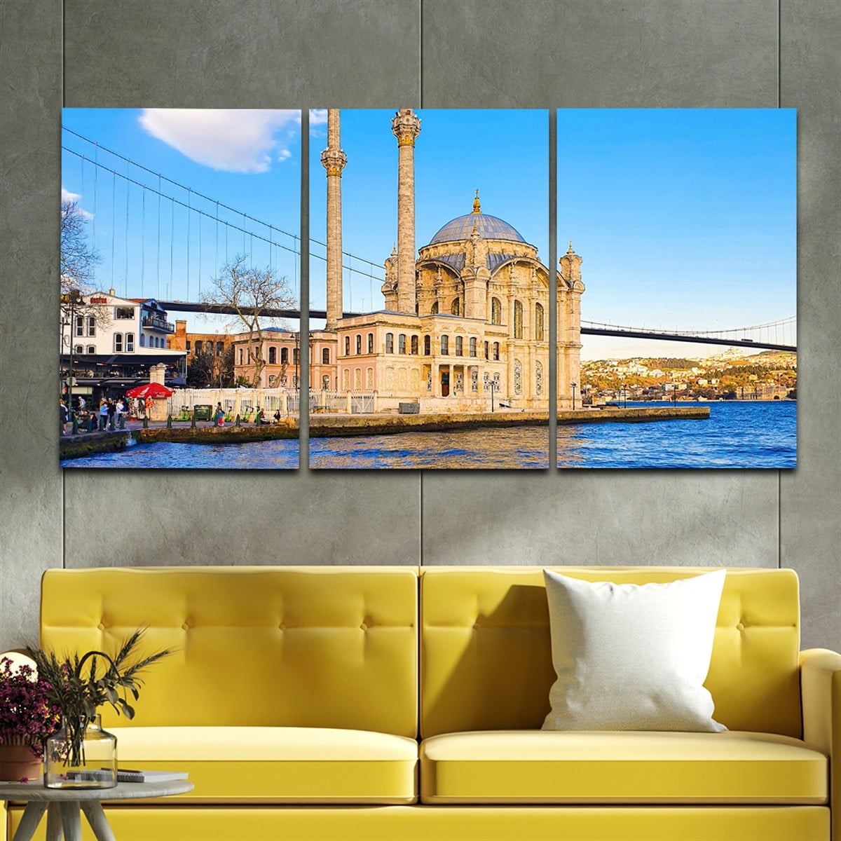 SANAT TEMALI CAM TABLO SETİ
