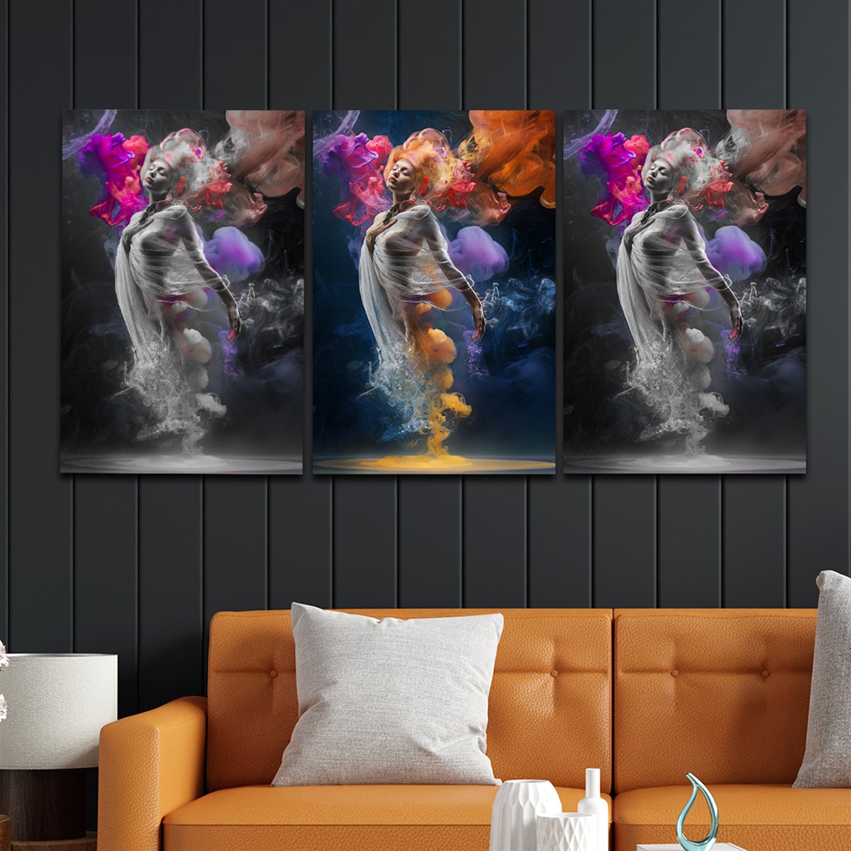 SANAT TEMALI CAM TABLO SETİ