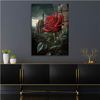Vertical Tempered Glasss Wall Arts Natured-Themed129