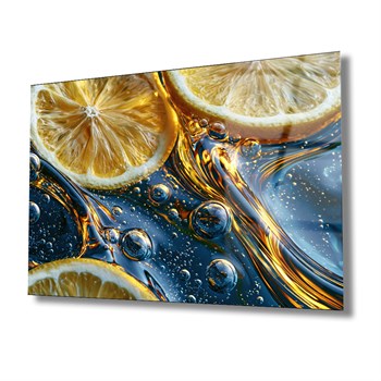 Horizontal Art-Themed Tempered Glass Wall Art 568