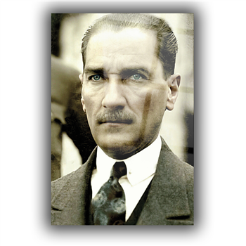 MUSTAFA KEMAL ATATÜRK GÖRSELLİ CAM TABLO