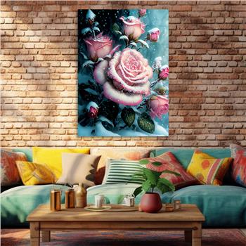 Vertical Tempered Glasss Wall Arts Natured-Themed149