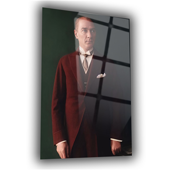 Dikey VatanTemalı Cam Tablo 197