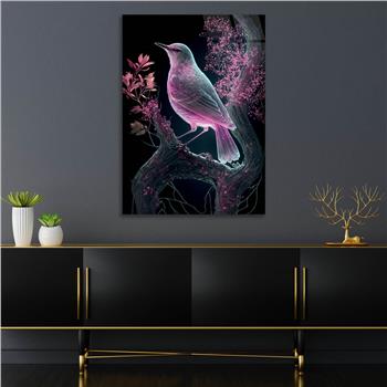 Vertical Tempered Glasss Wall Arts Natured-Themed216