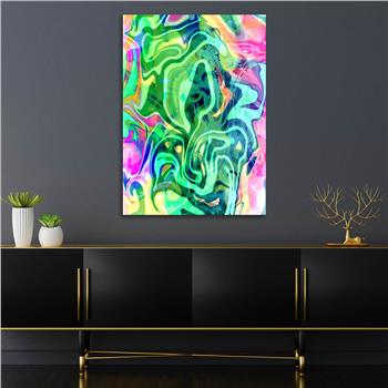 Kunst Thema auf bedrucktem Glas